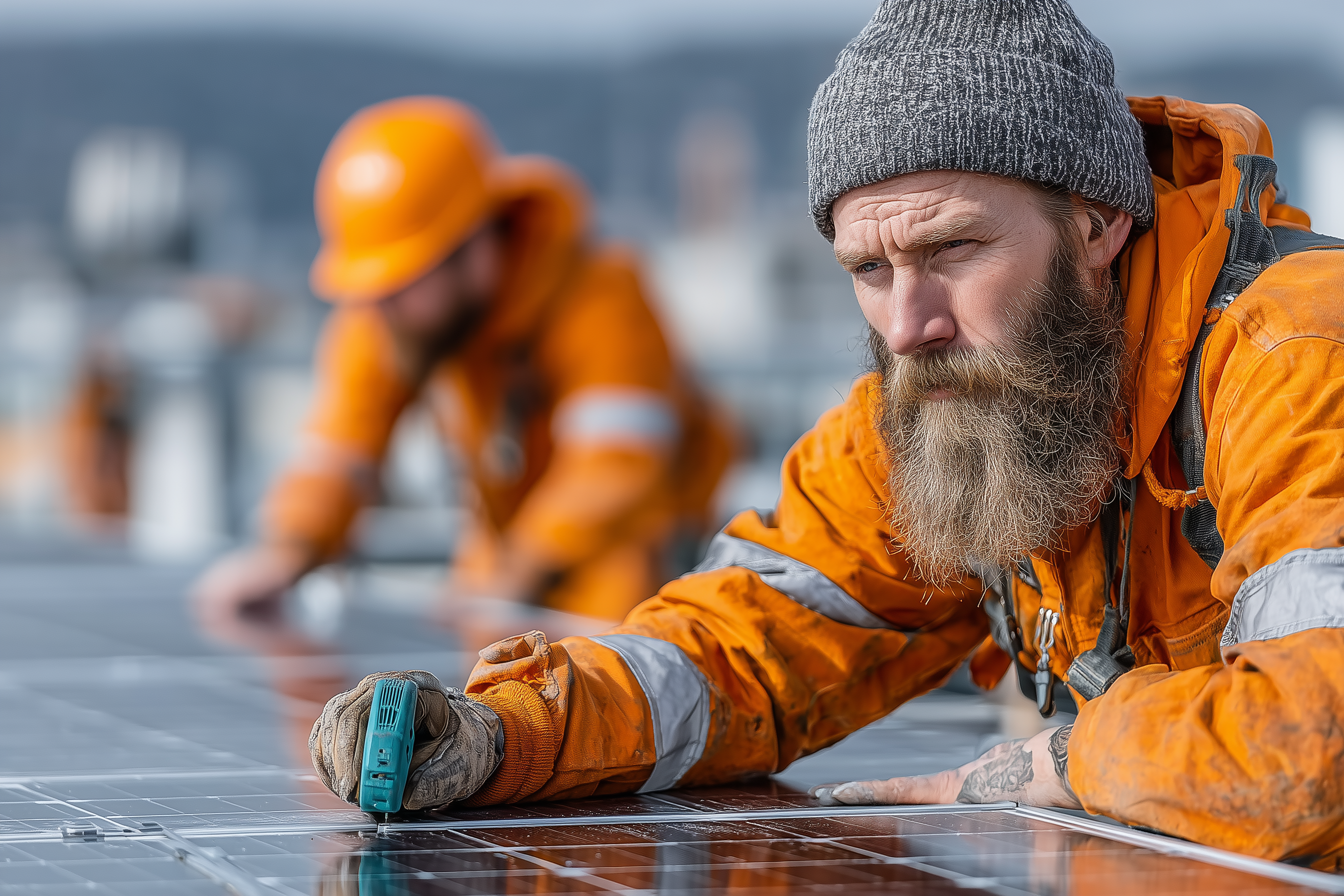 Solar panel installation